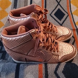 Nike Dunk Sky-High Cut-Out Premium Hidden Wedge Shoes-Women